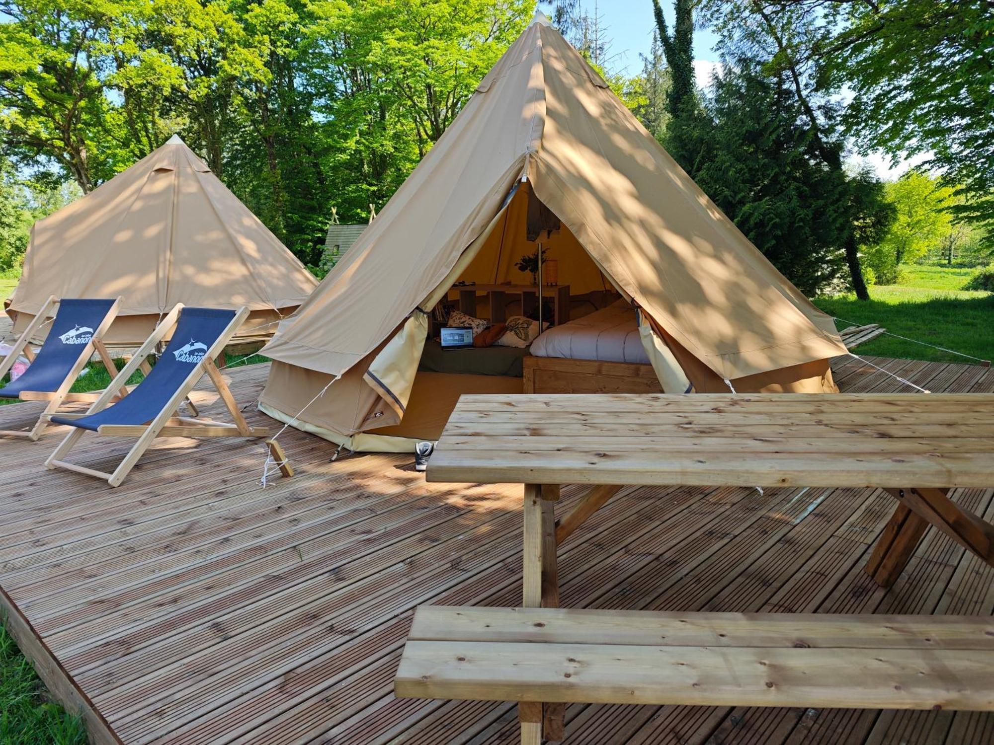 Camping Le Val Aux Fees - Broceliande Concoret Cameră foto
